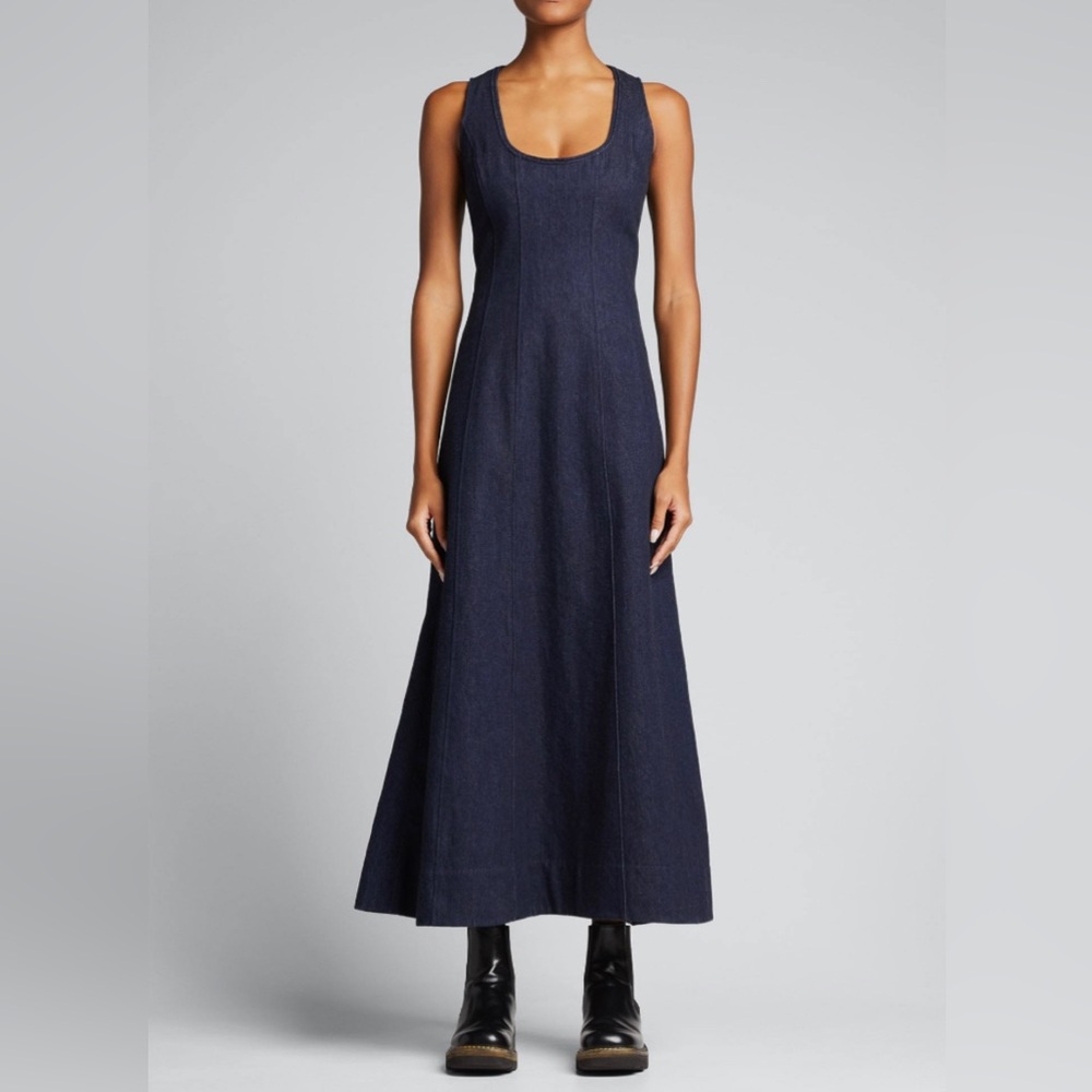GABRIELA HEARST
Diaz Denim Midi Dress - BCI Cotton 42